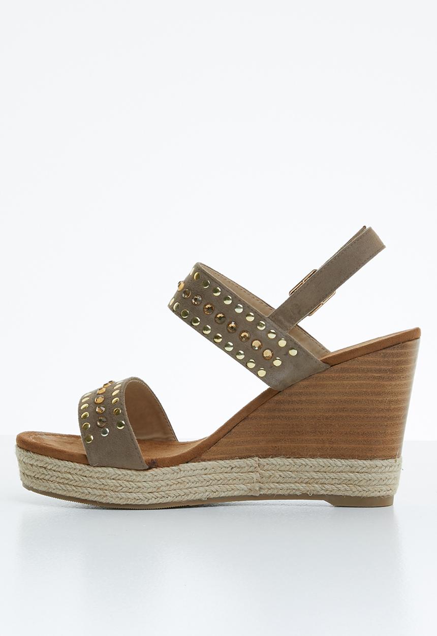 Miss Black - Vinolia wedge - taupe