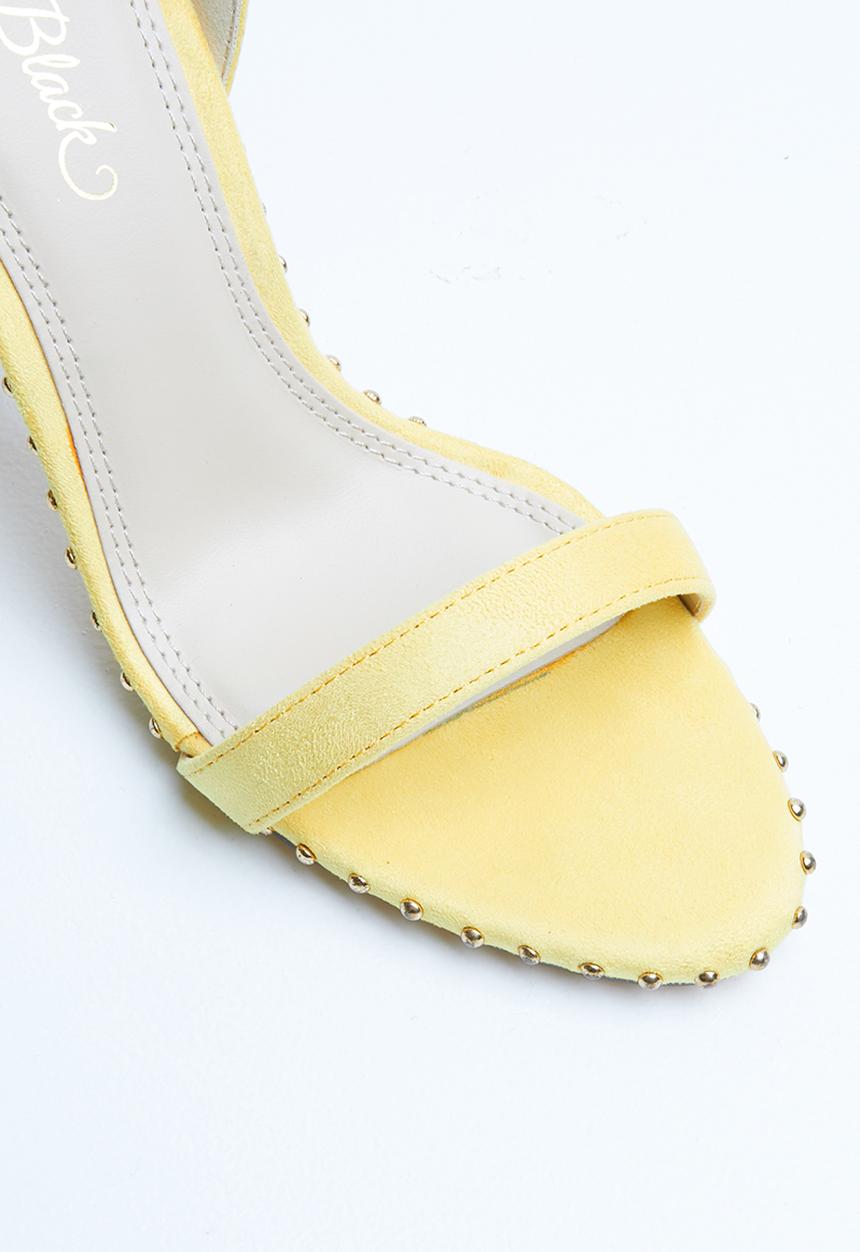 Miss Black - Tess heel - yellow