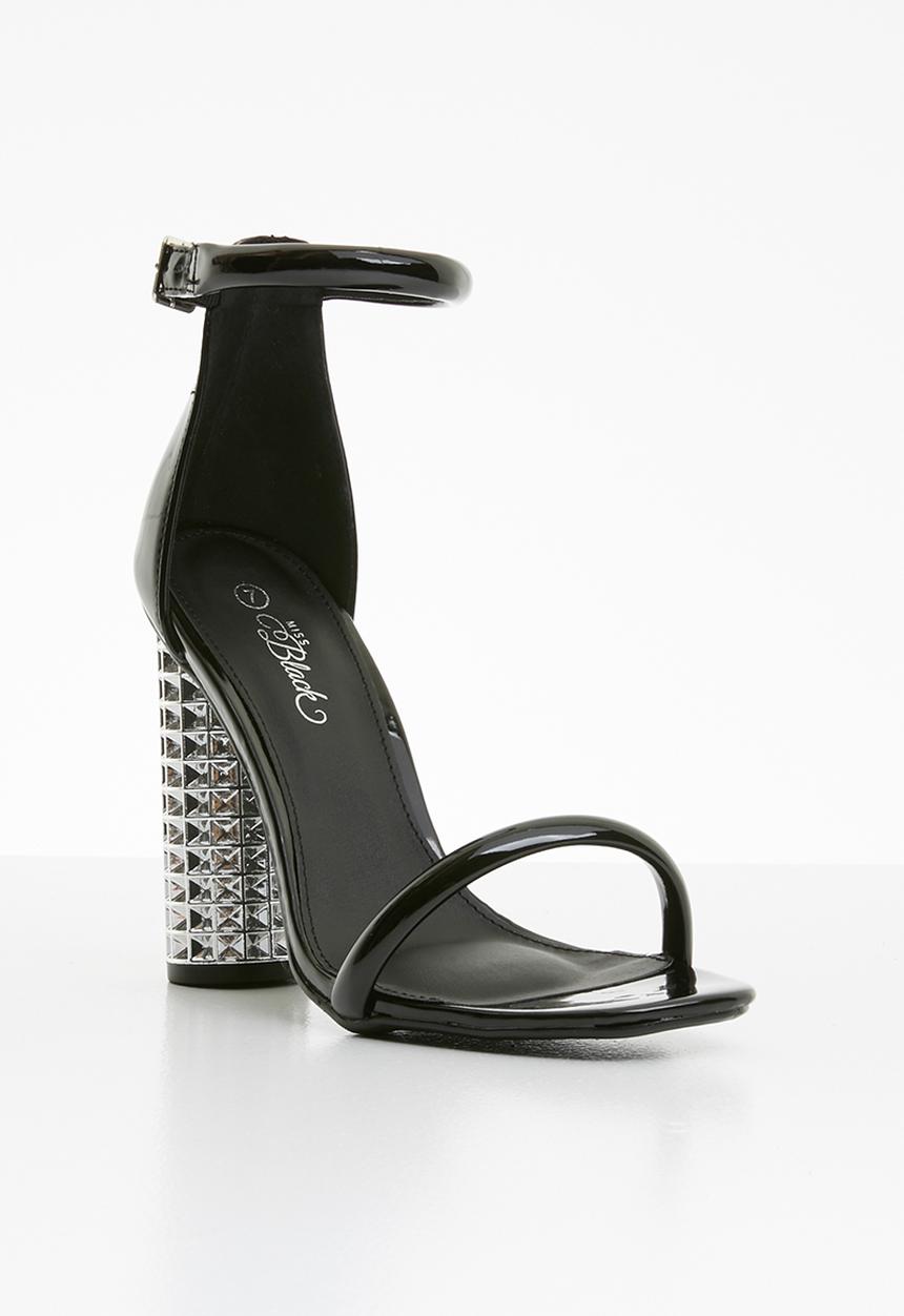 Miss Black - Lucia heel - black
