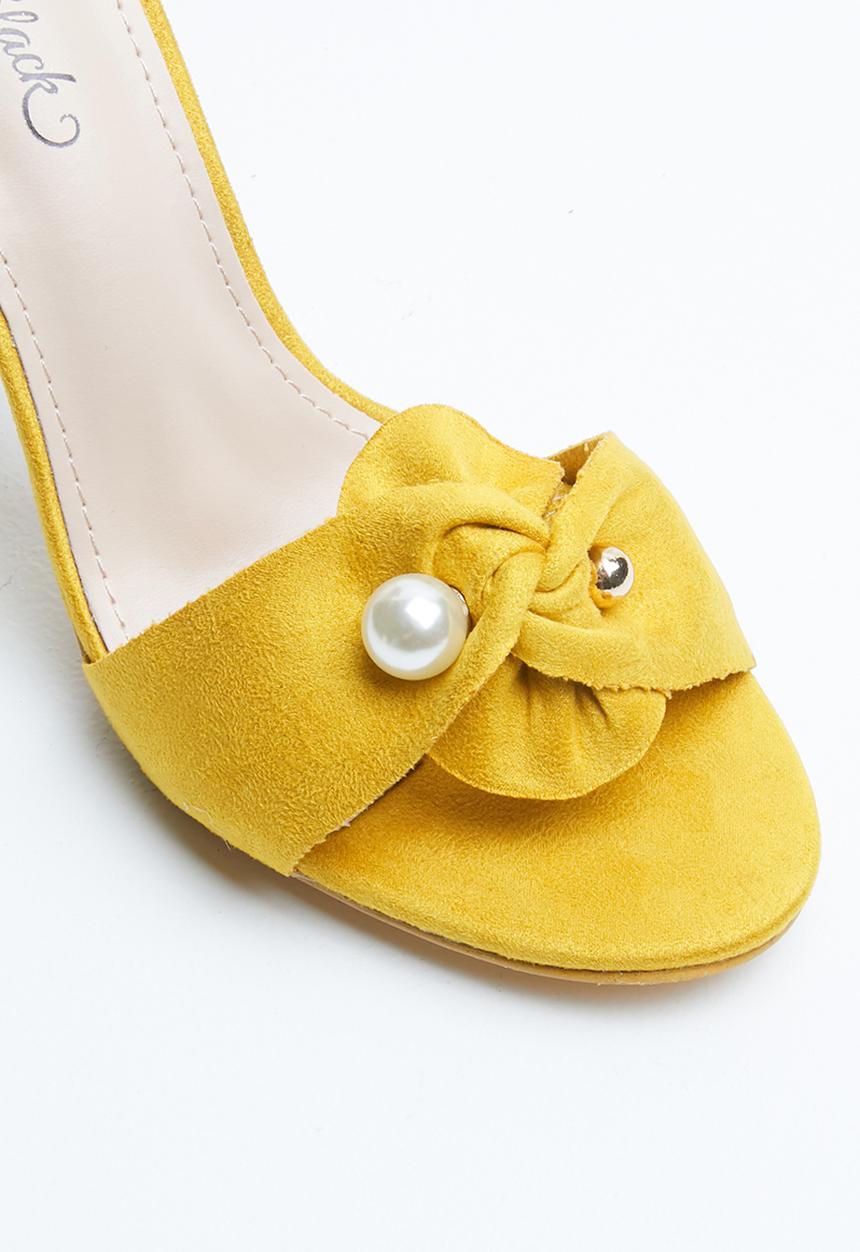 Miss Black - Stella heel - yellow
