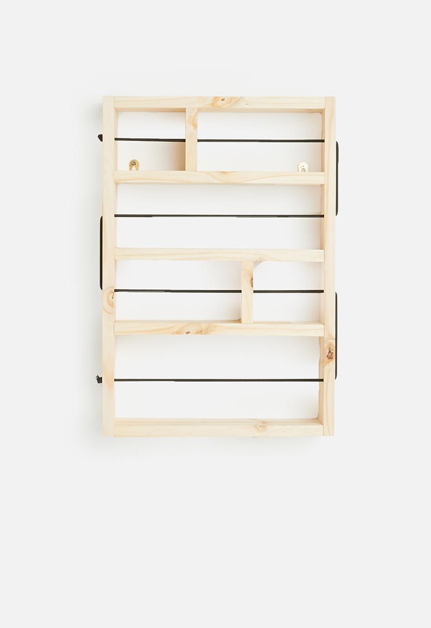 Sixth Floor - Wooden wall mounted shelf - natural