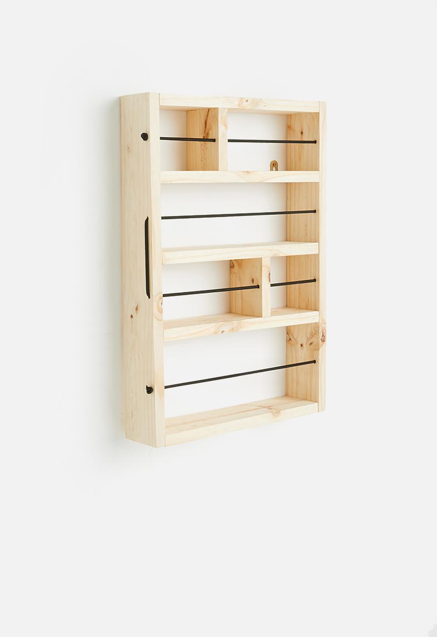 Sixth Floor - Wooden wall mounted shelf - natural