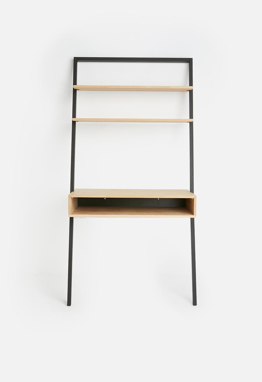 Emerging Creatives - Leaning wall shelf - black