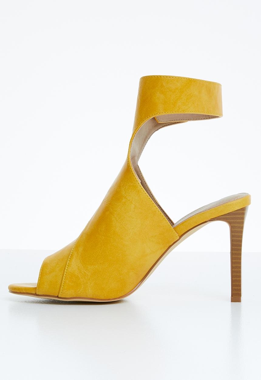 Miss Black - Lesedi heel - yellow 
