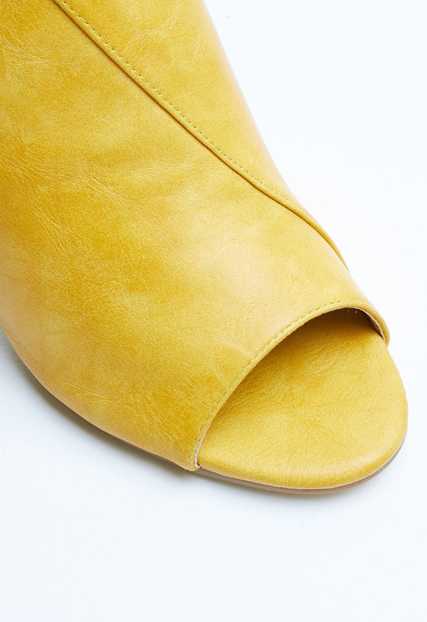 Miss Black - Lesedi heel - yellow 