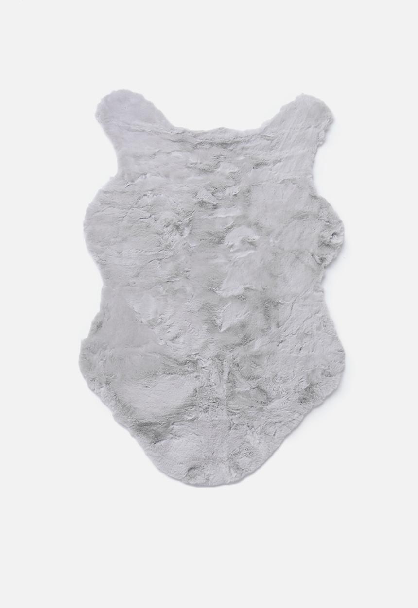 Fotakis - Eli faux fur rug - grey