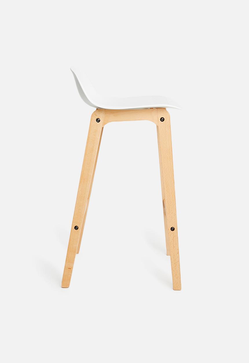 Sixth Floor - Jenson kitchen stool - white