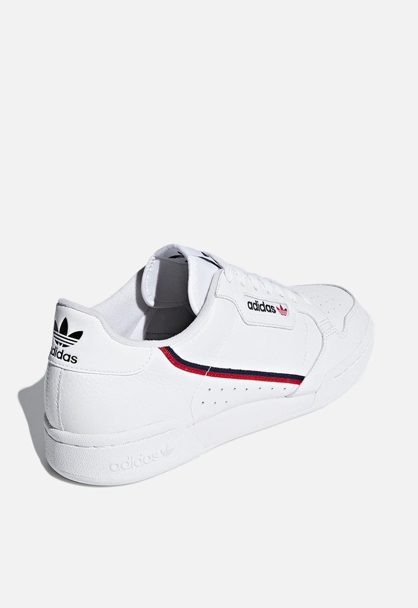 adidas Originals - Continental 80 - white/scarlet/collegiate navy