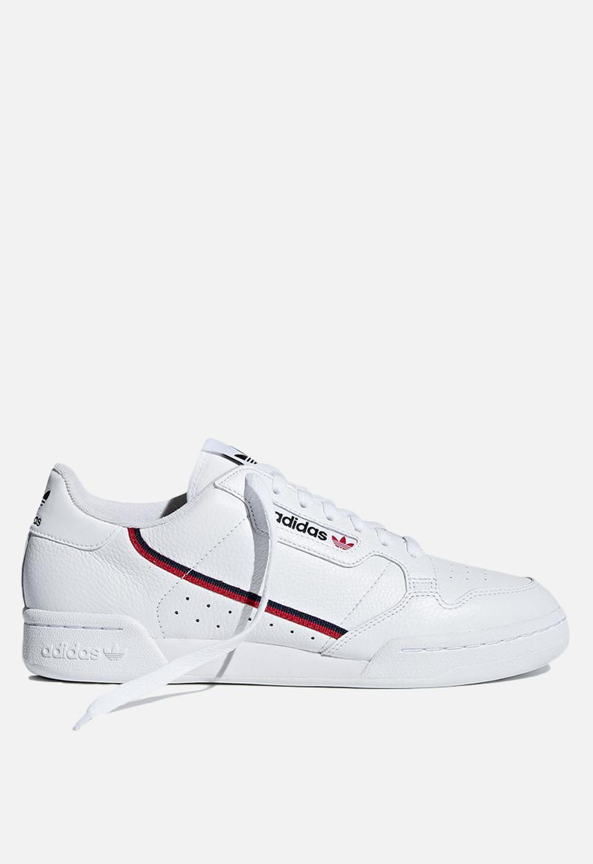 adidas Originals - Continental 80 - white/scarlet/collegiate navy