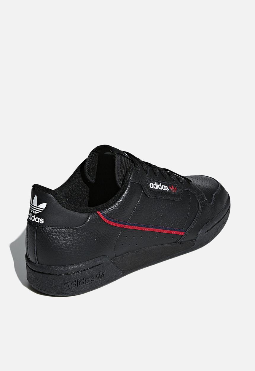 adidas Originals - Continental 80 - black/scarlet/collegiate navy
