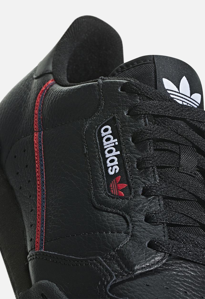 adidas Originals - Continental 80 - black/scarlet/collegiate navy