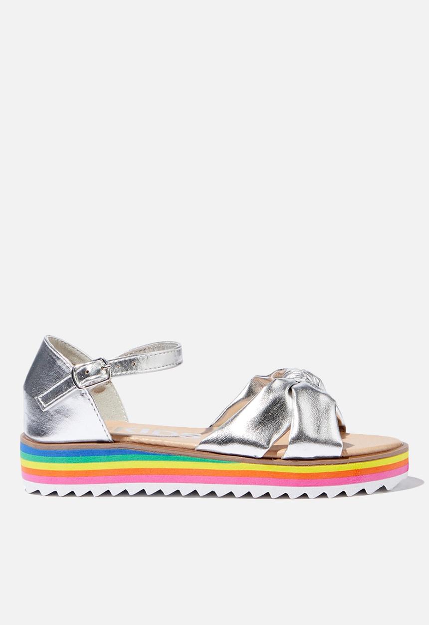 Cotton On - Molly platform sandal - rainbow