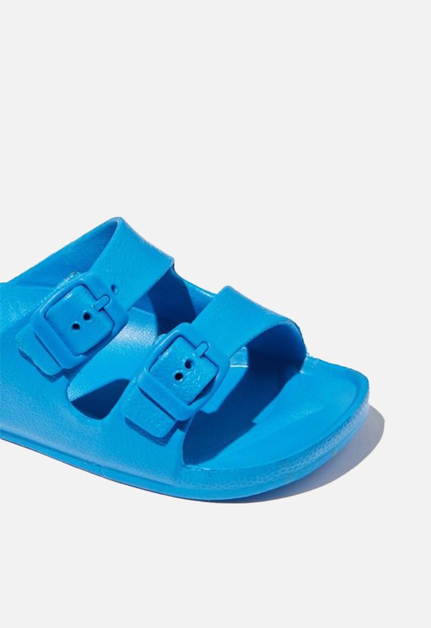 Cotton On - Twin strap slide - blue