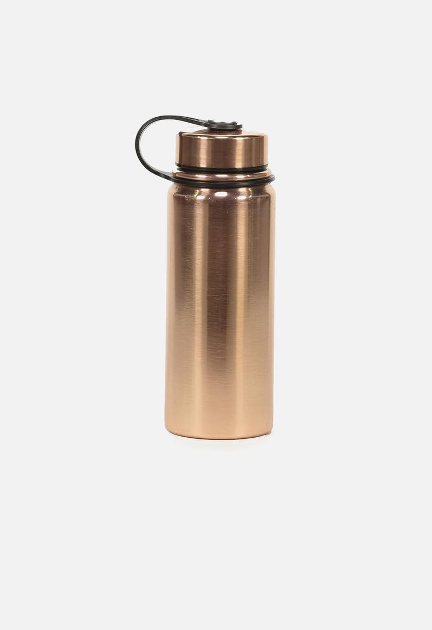 Typo - The striker metal drink bottle - rose gold