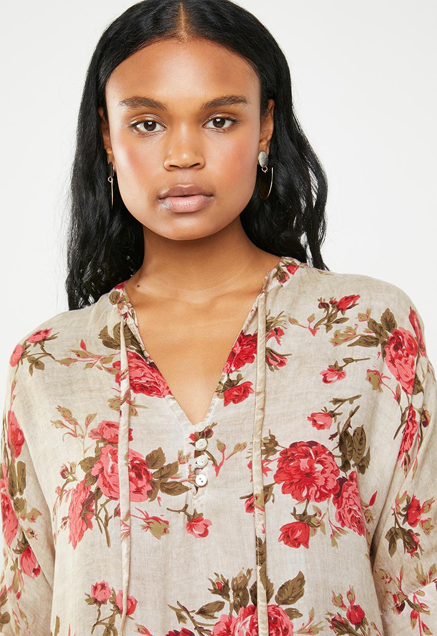 G Couture - Flower printed blouse - multi