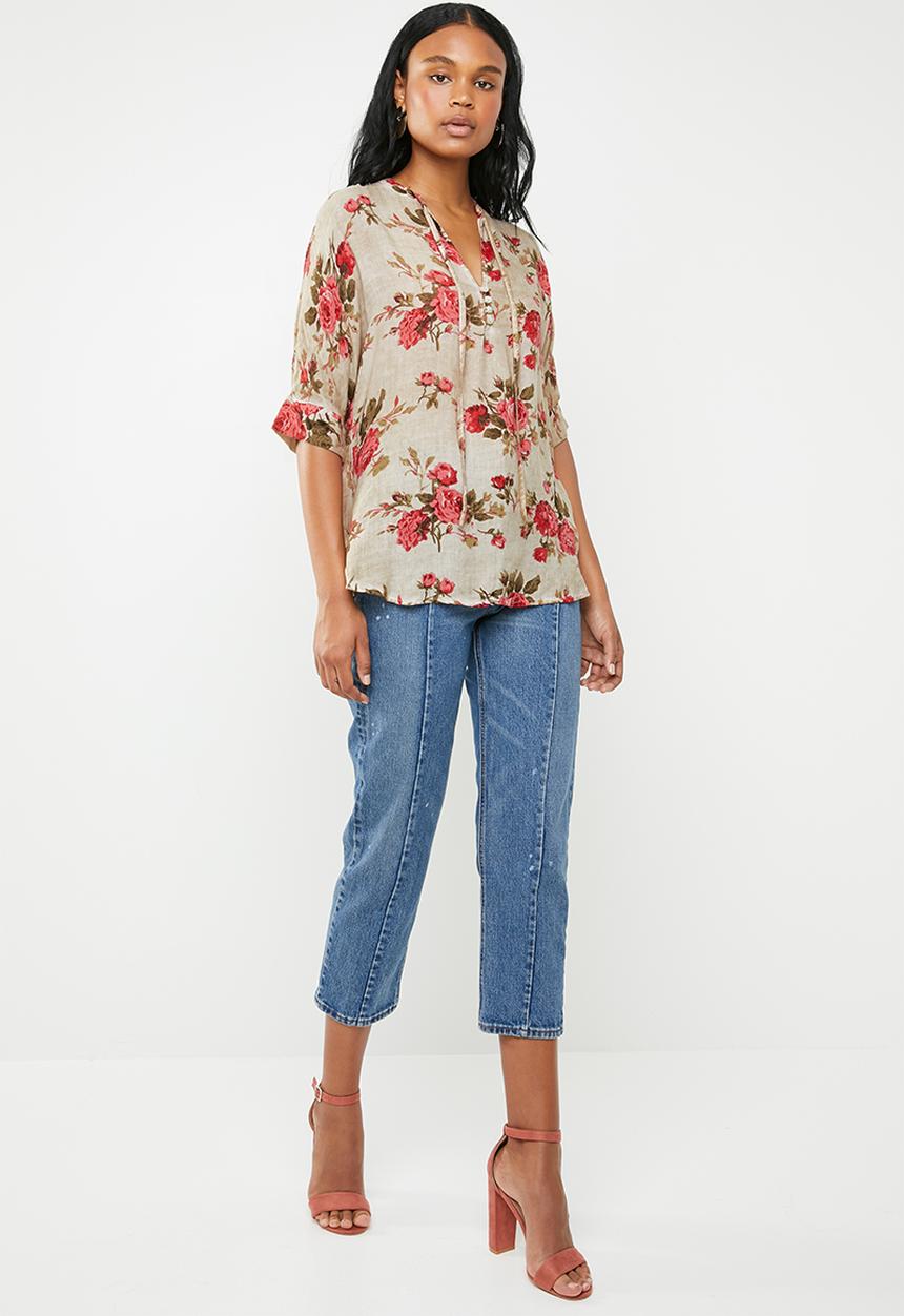 G Couture - Flower printed blouse - multi