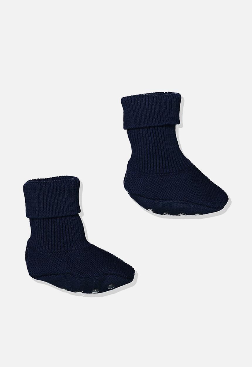 Cotton On - Baby knitted bootie - navy