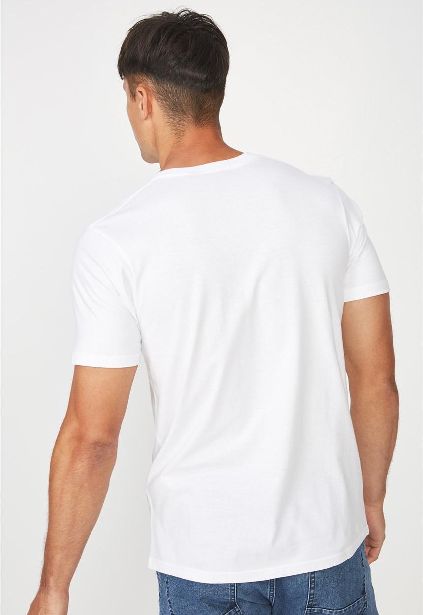 Cotton On - Friends logo tbar collaboration tee - white