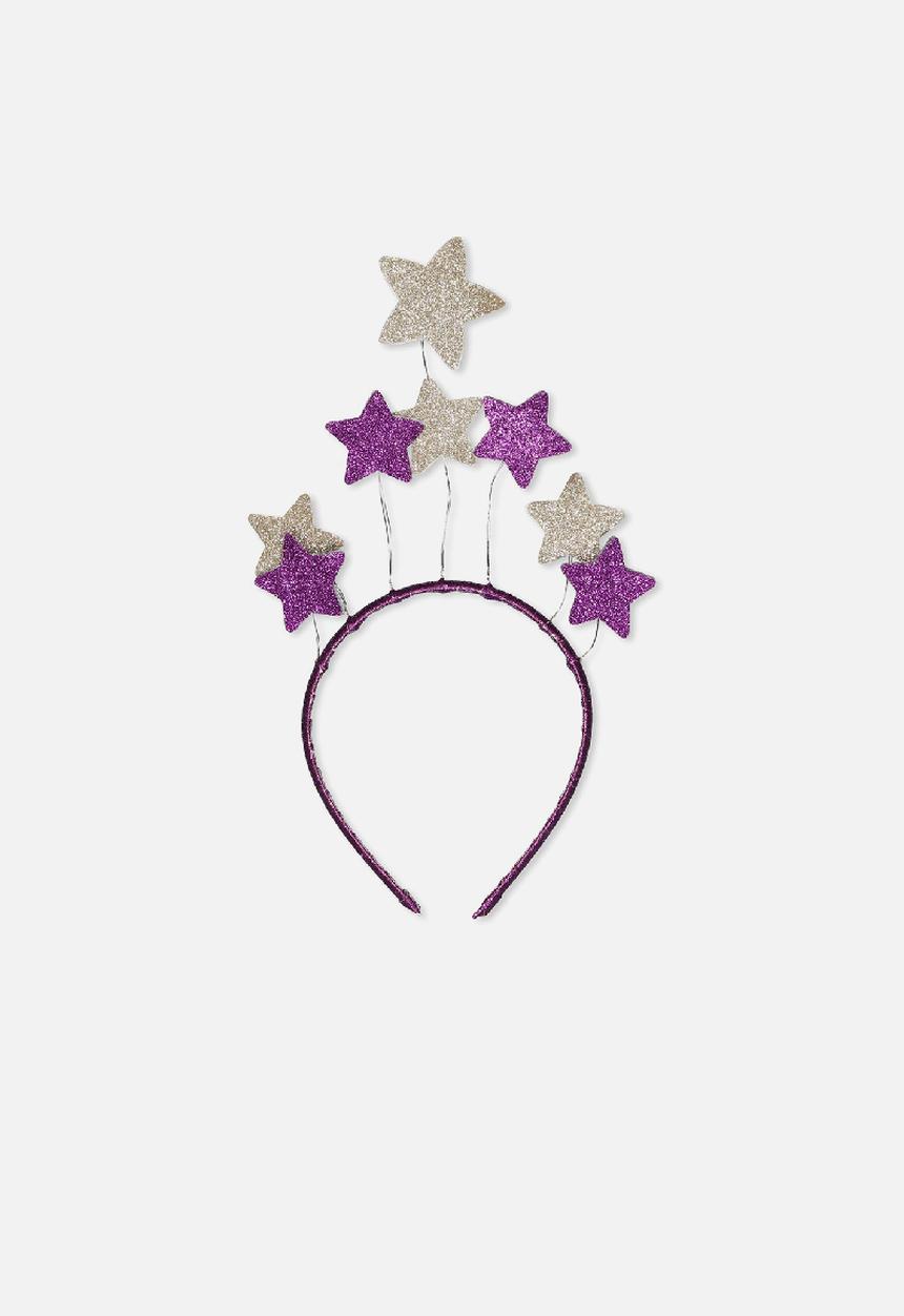 Cotton On - Novelty headband - purple & silver  