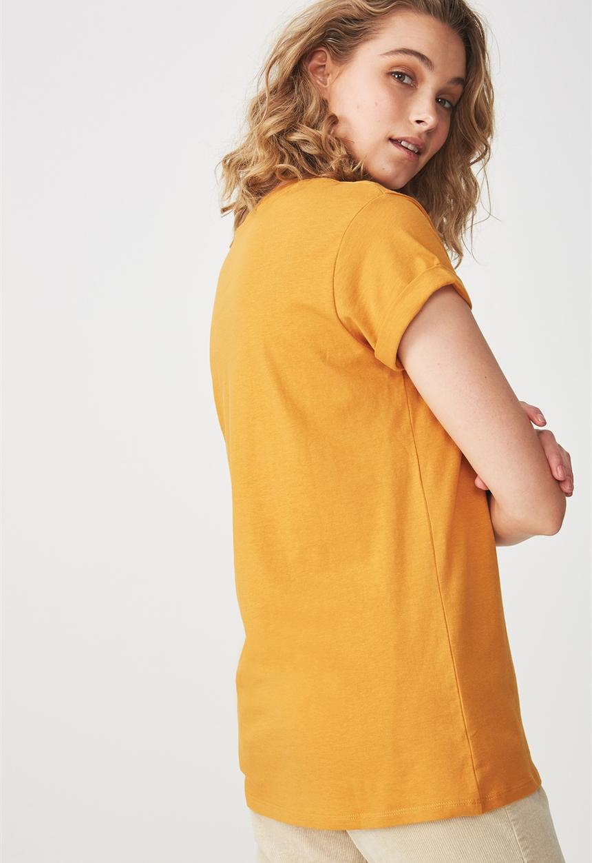 Cotton On - Tbar fox graphic tee - orange