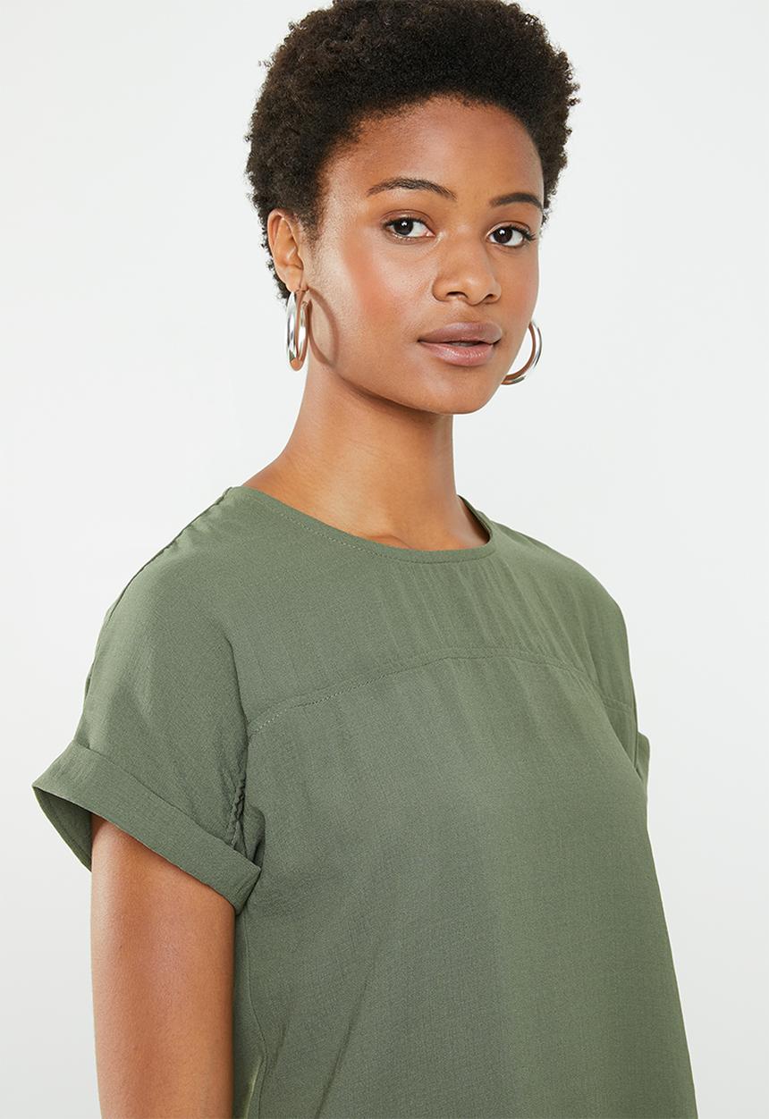 Superbalist - Woven tee - khaki green