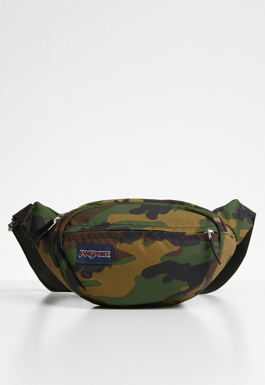 JanSport - Fifth avenue waist bag - green and brown