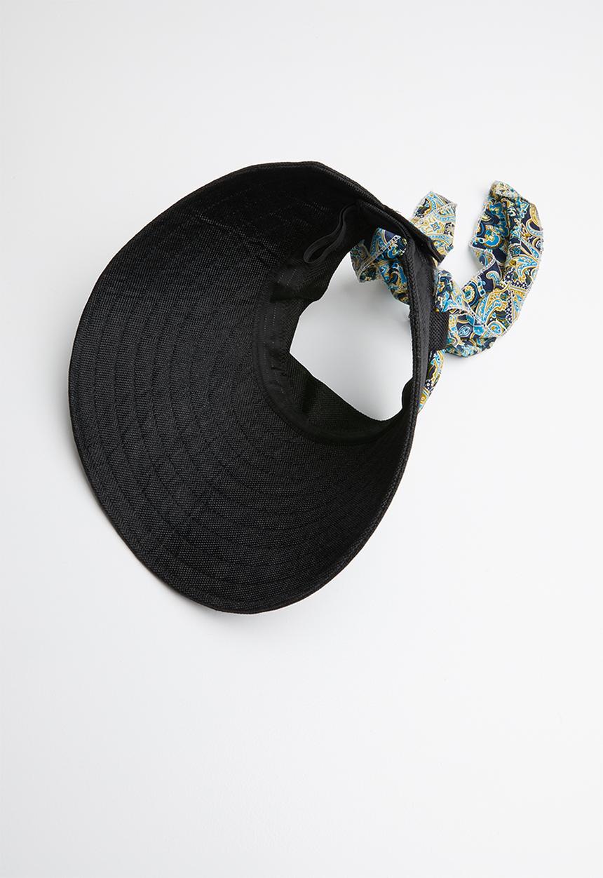 Joy Collectables - Fabric tie visor - black