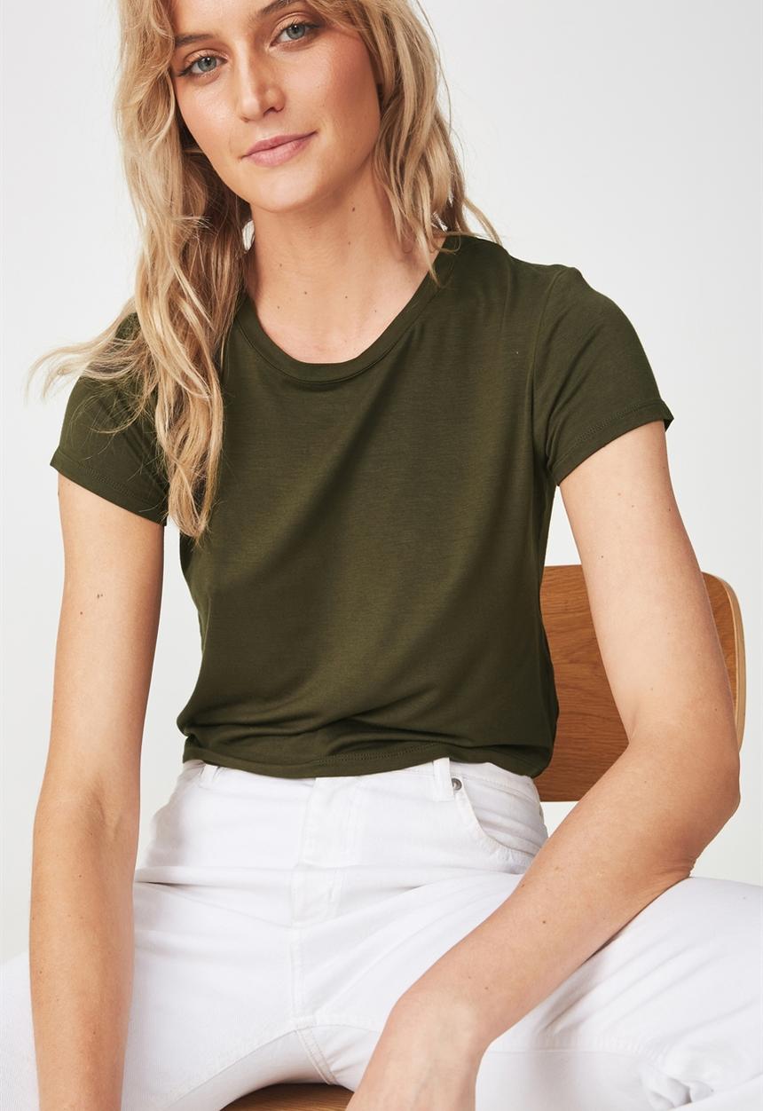 Cotton On - Baby tee - khaki