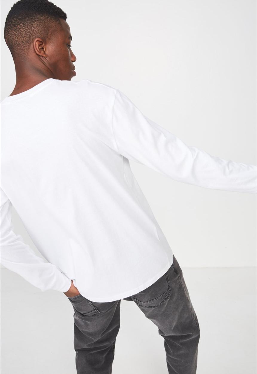 Cotton On - The Notorious B.I.G long sleeve tee - white