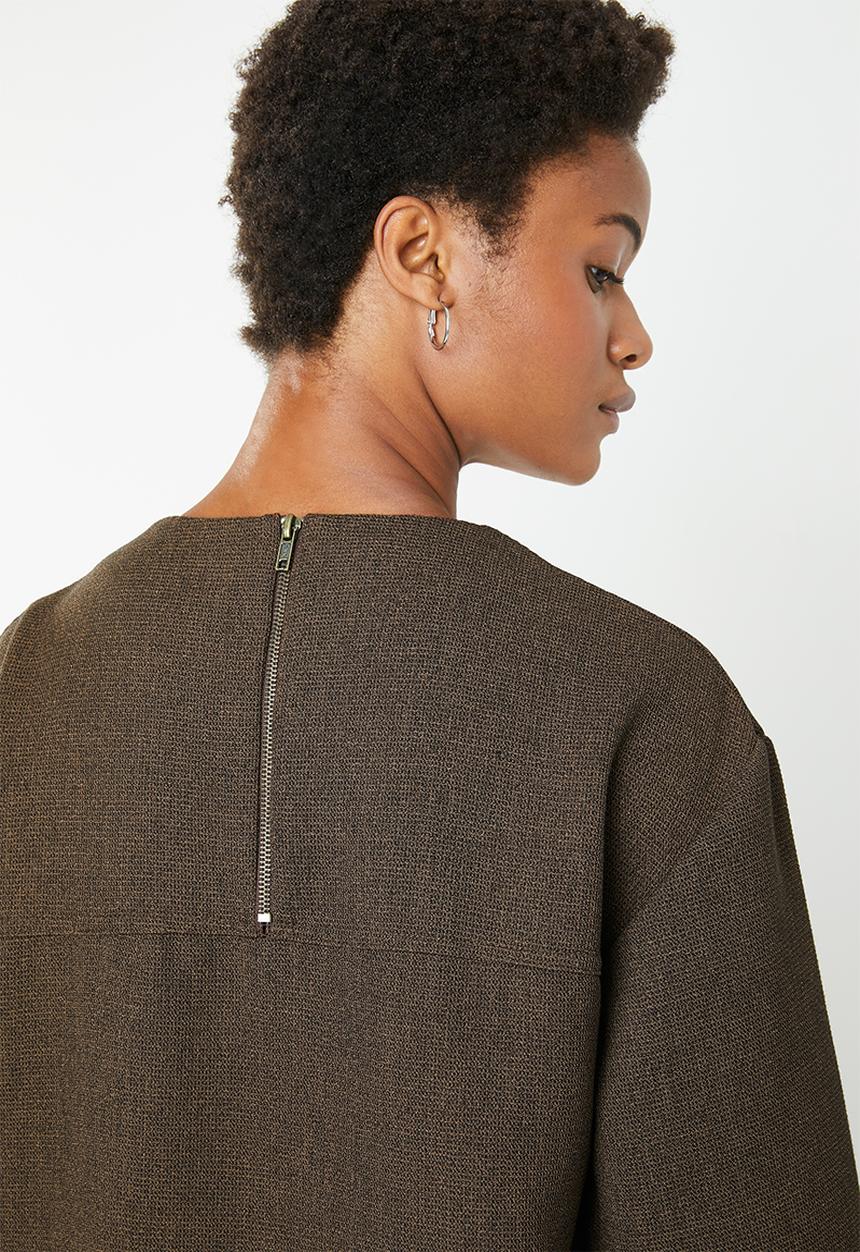 Superbalist - Utility style dress - brown