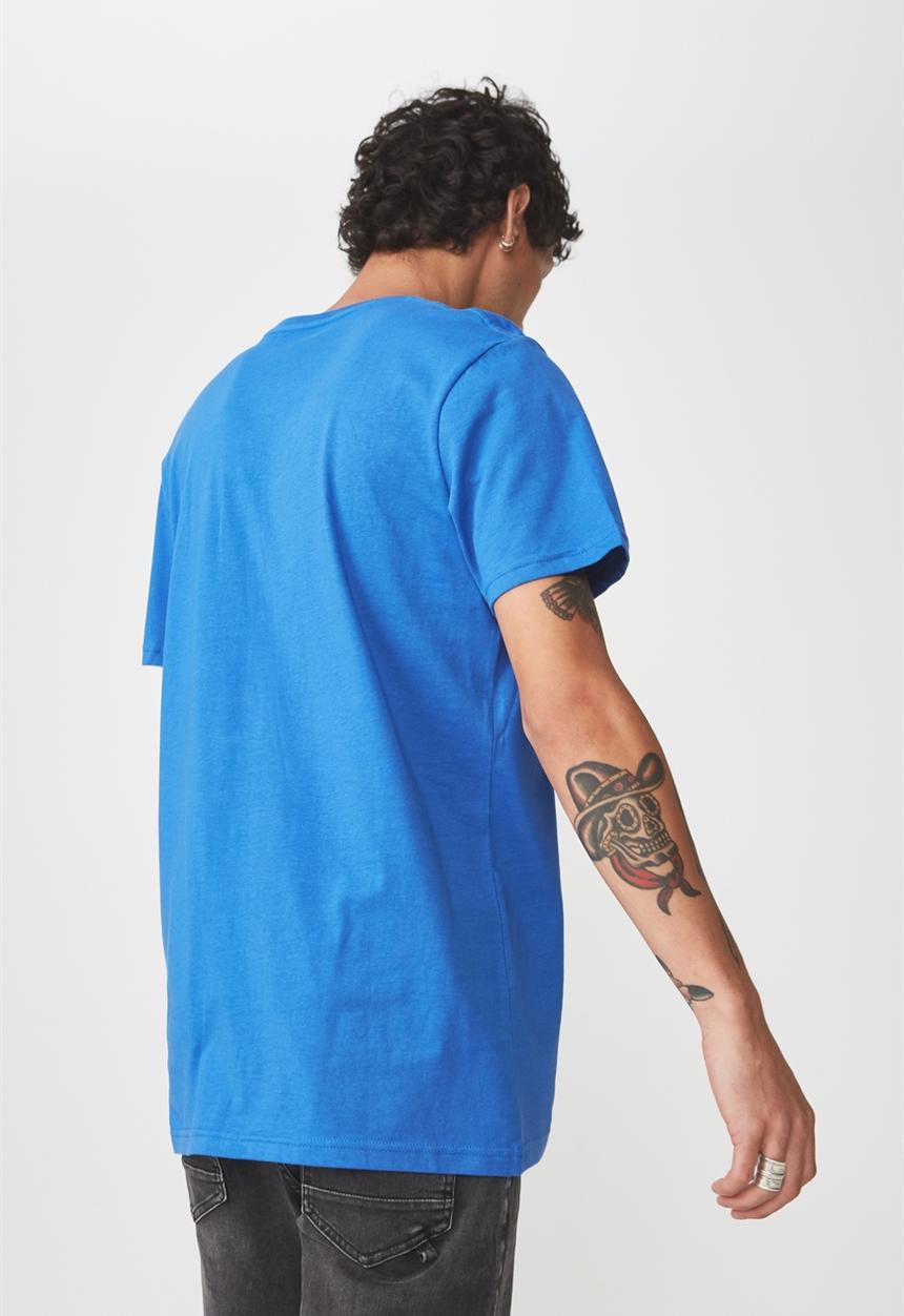Cotton On - Essential crew tee - blue