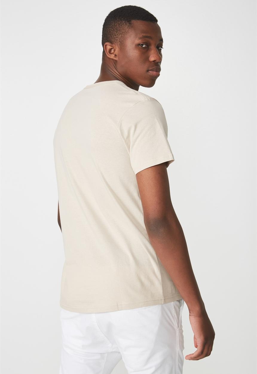 Cotton On - Essential henley - beige 
