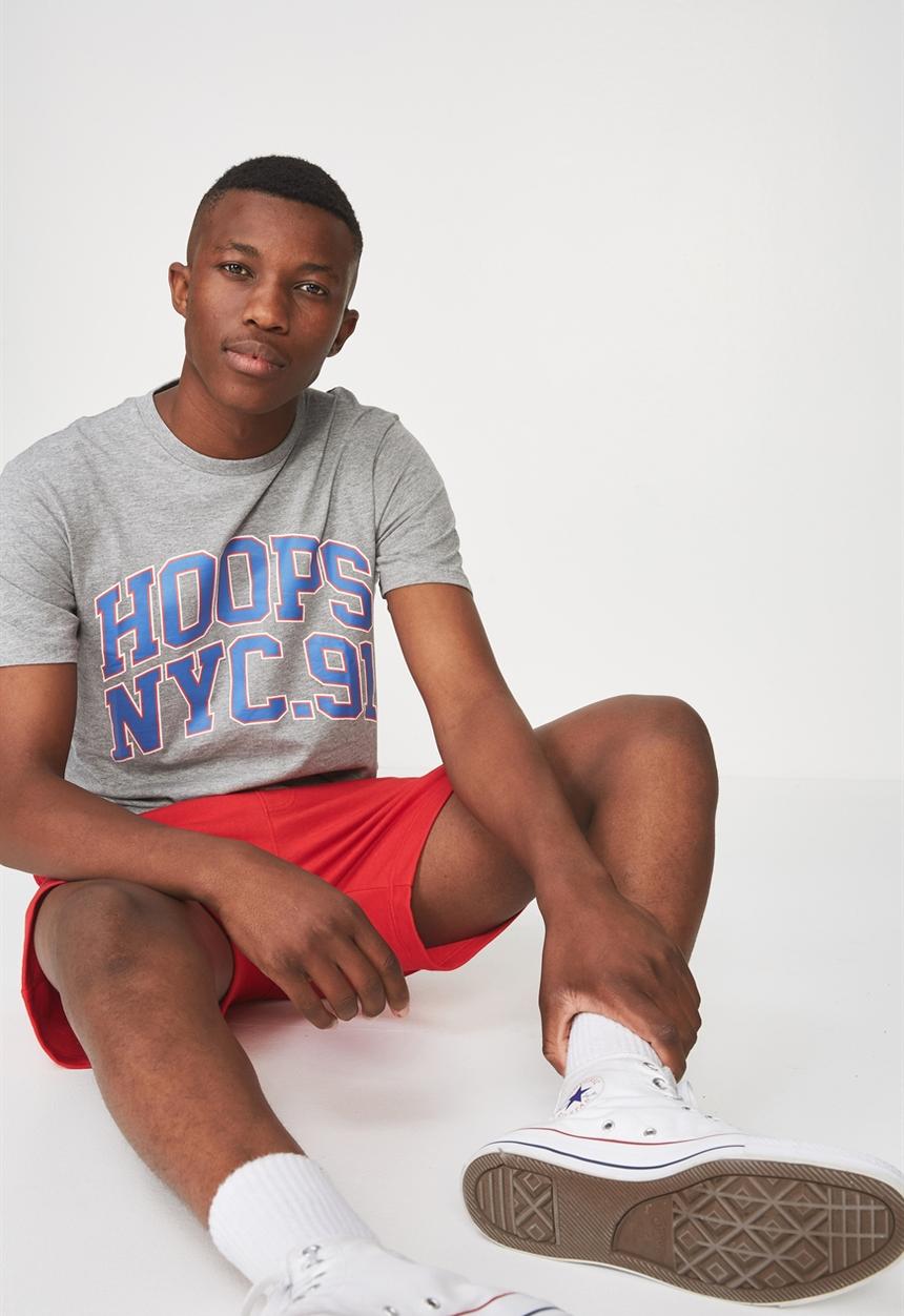 Cotton On - Hoops NCY 91 tbar tee - grey 
