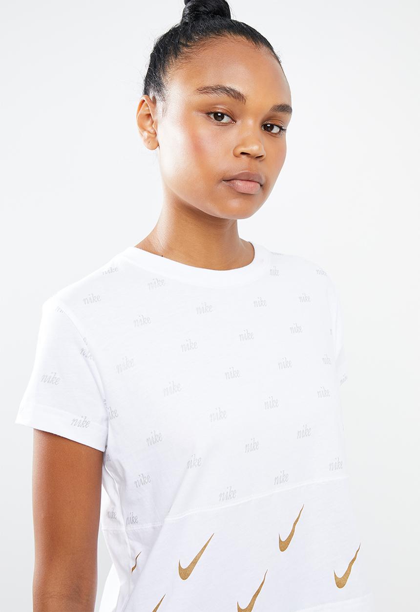 Nike - Nike metallic tee - white