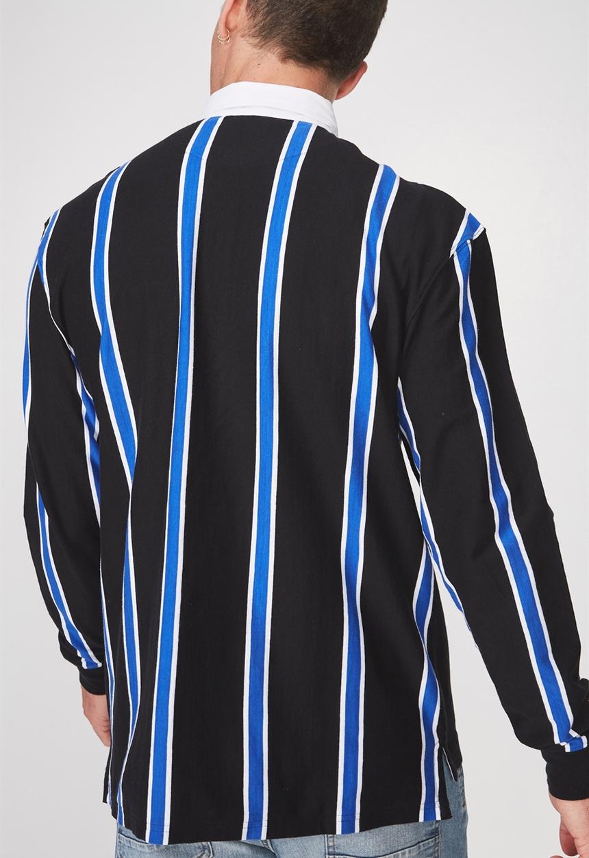 Cotton On - Stripe rugby polo - multi