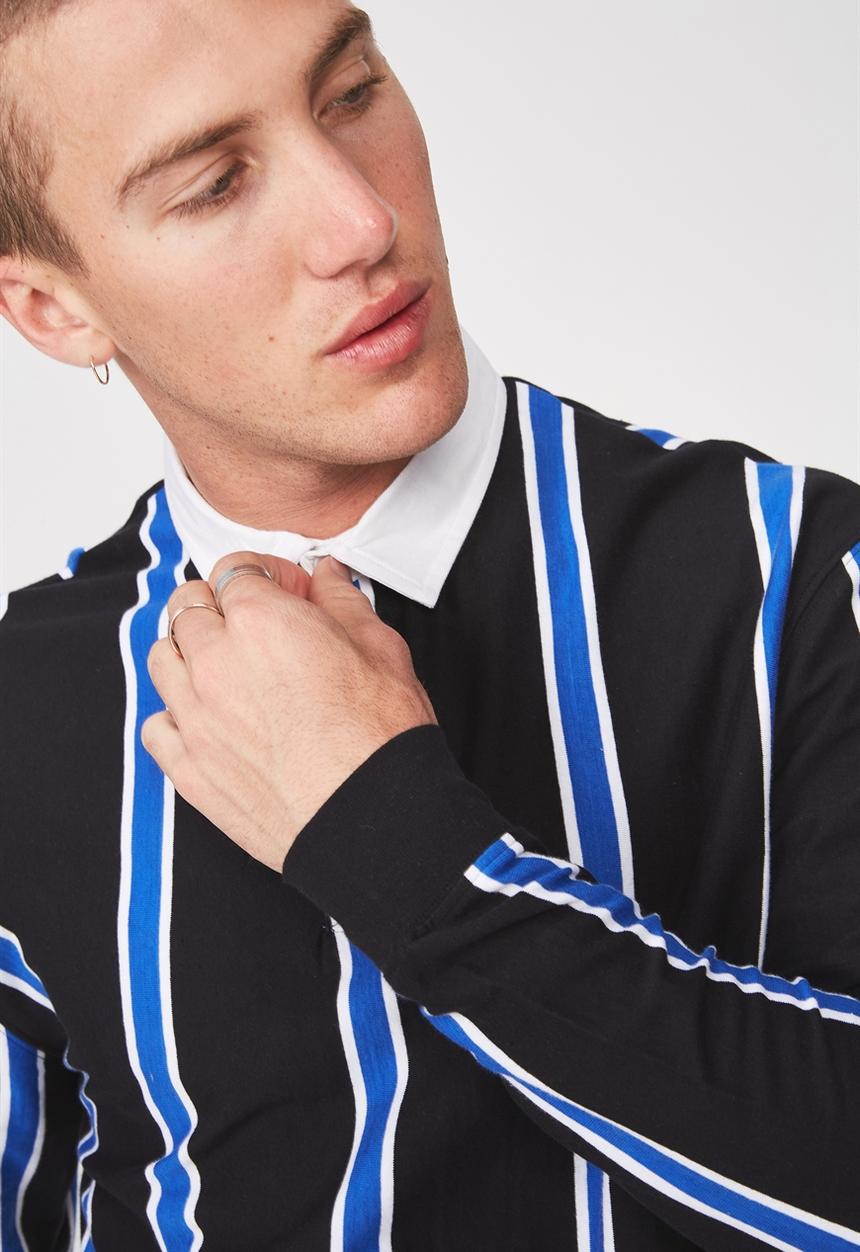 Cotton On - Stripe rugby polo - multi
