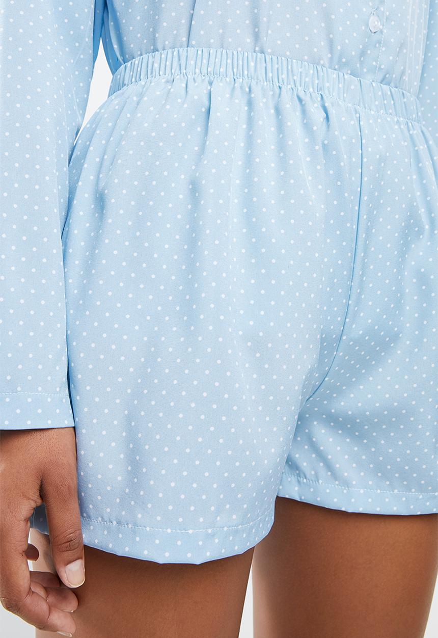 Missguided - Long sleeve pj set- polka dot