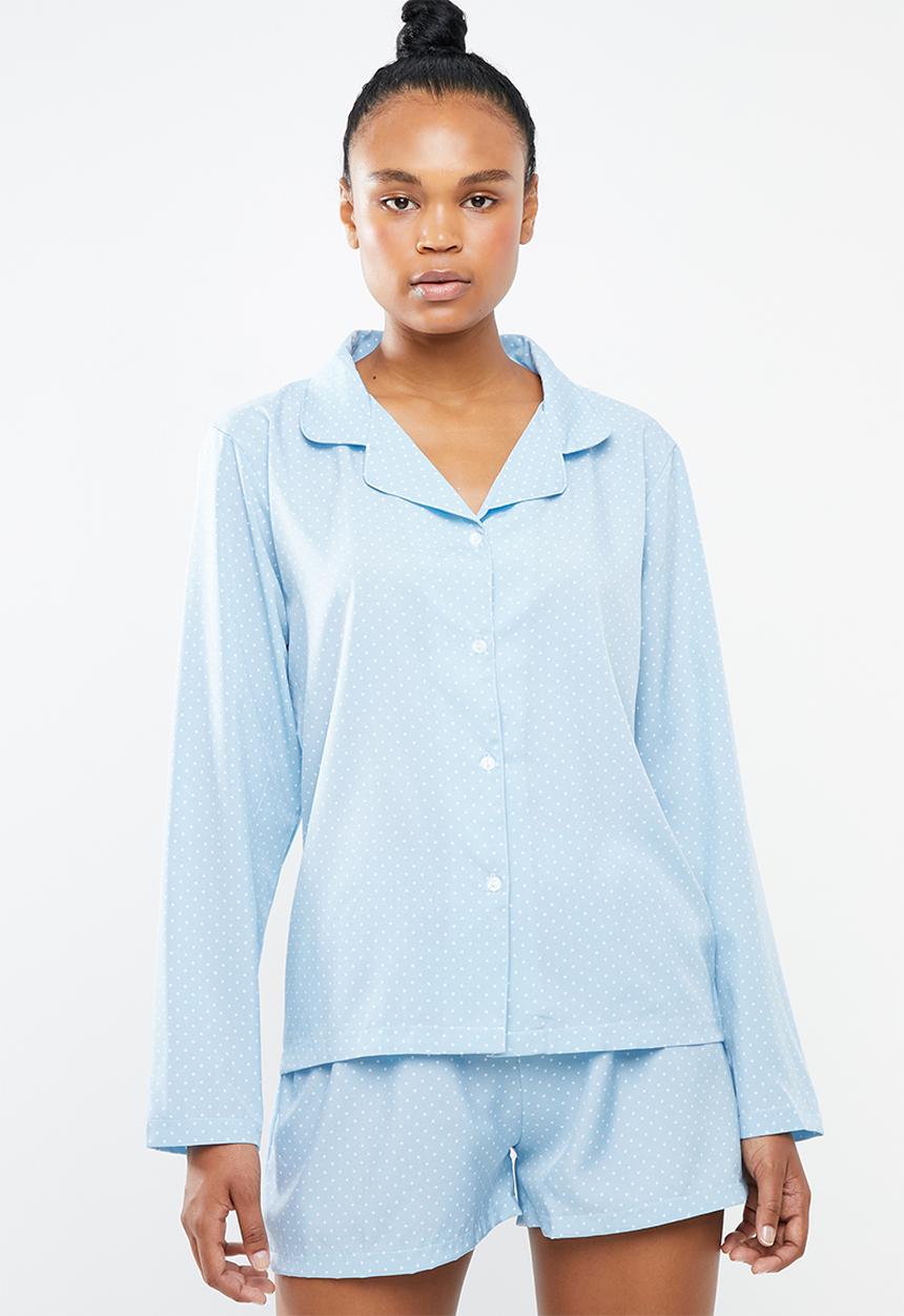 Missguided - Long sleeve pj set- polka dot