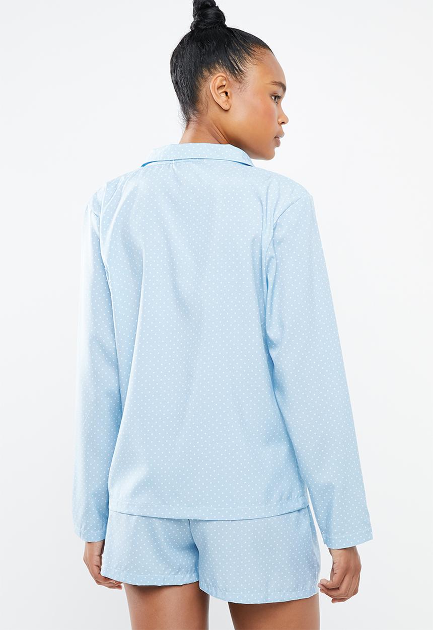 Missguided - Long sleeve pj set- polka dot
