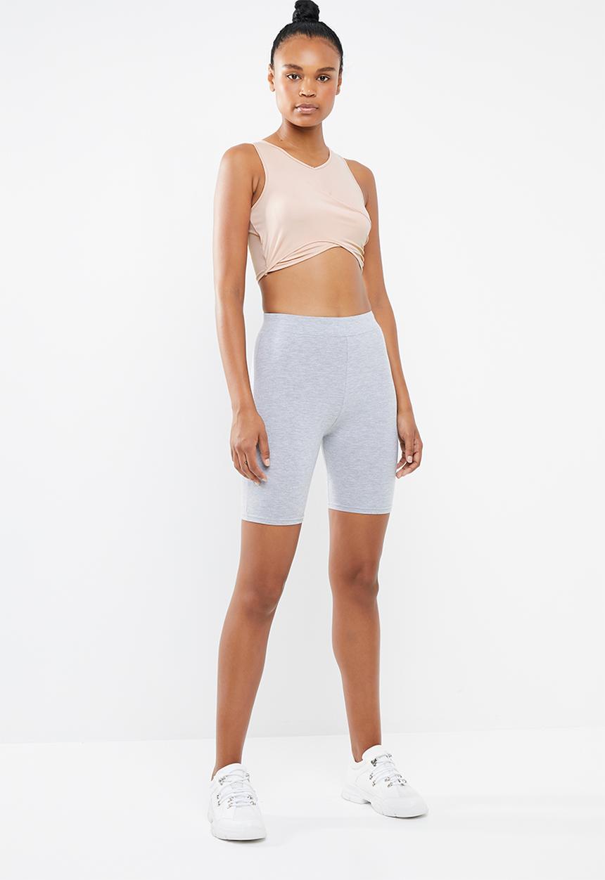 Missguided - Wrap front sports bra - pink