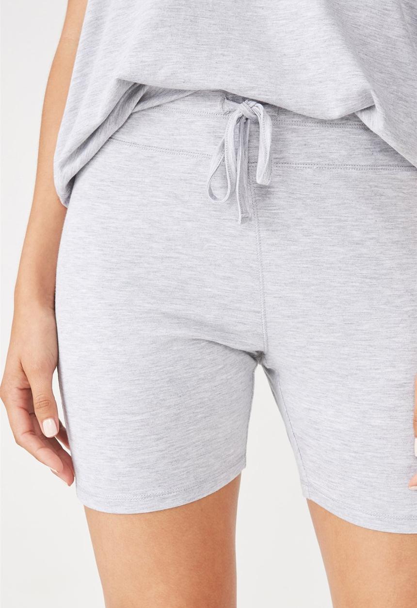 Cotton On - Sleep recovery bike short - grey 