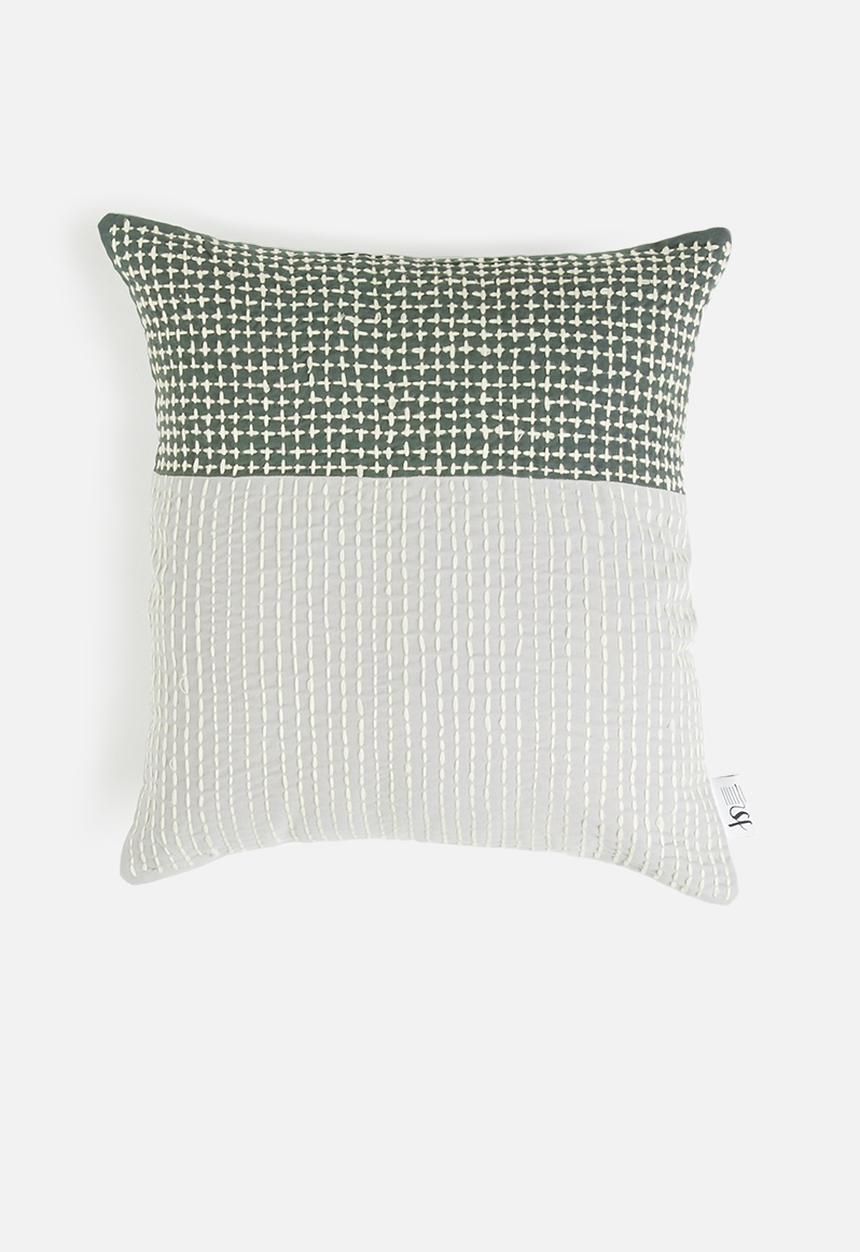 Sixth Floor - Casimir cushion cover - green