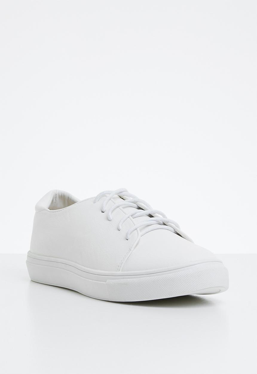 Superbalist - Jen lace up sneaker - white