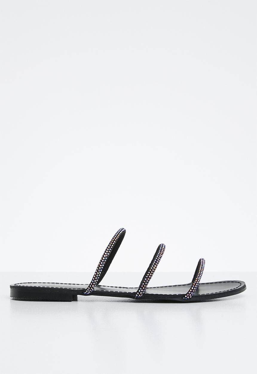 Superbalist - Dainty diamante sandal - black