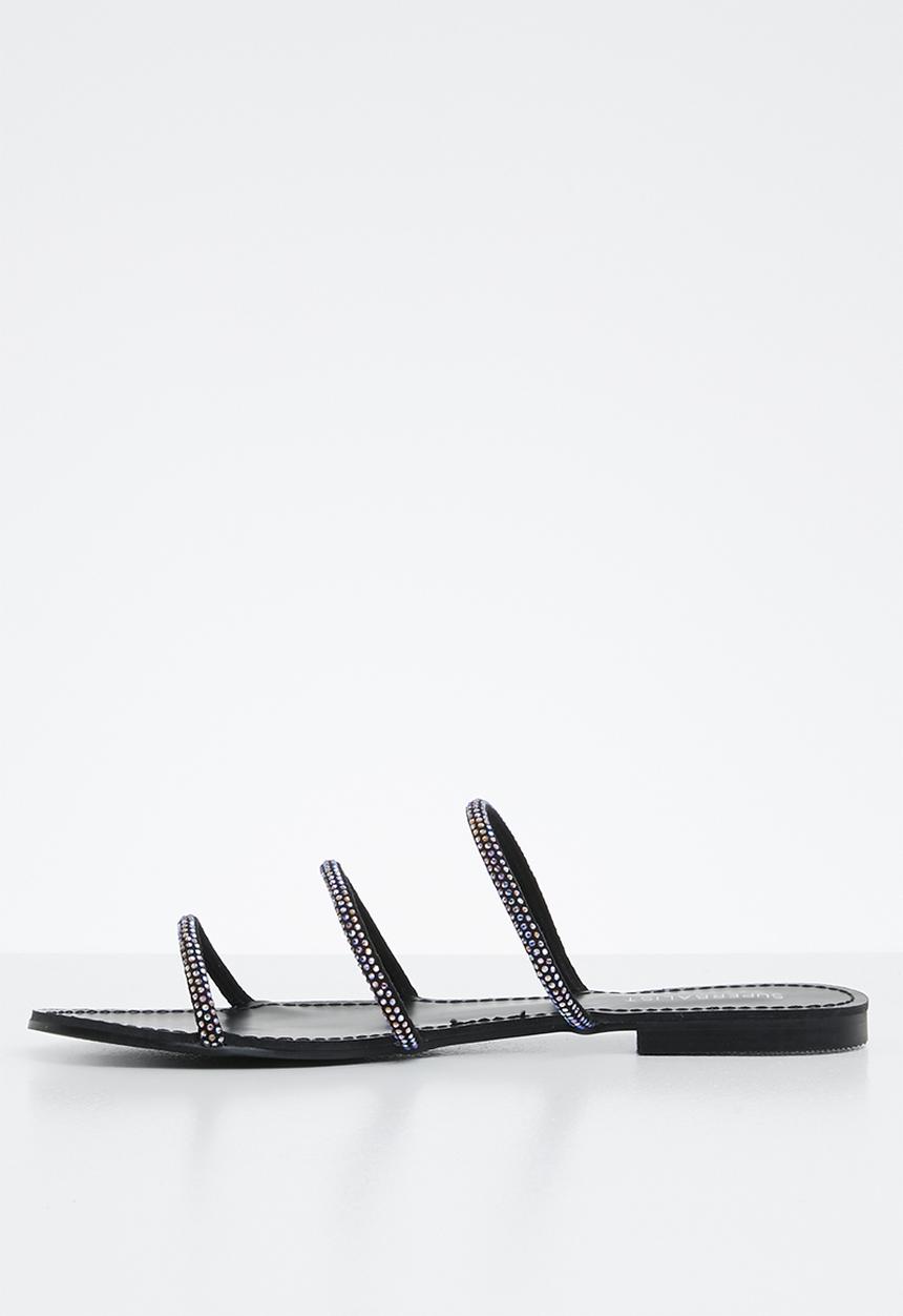 Superbalist - Dainty diamante sandal - black