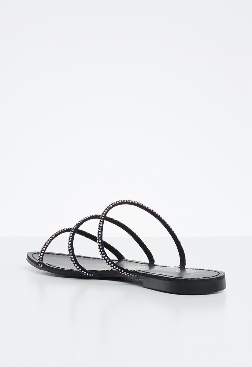 Superbalist - Dainty diamante sandal - black