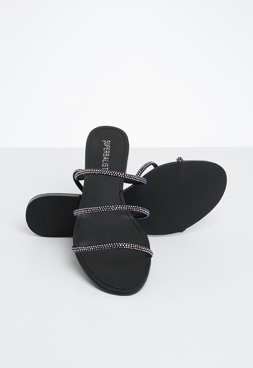 Superbalist - Dainty diamante sandal - black