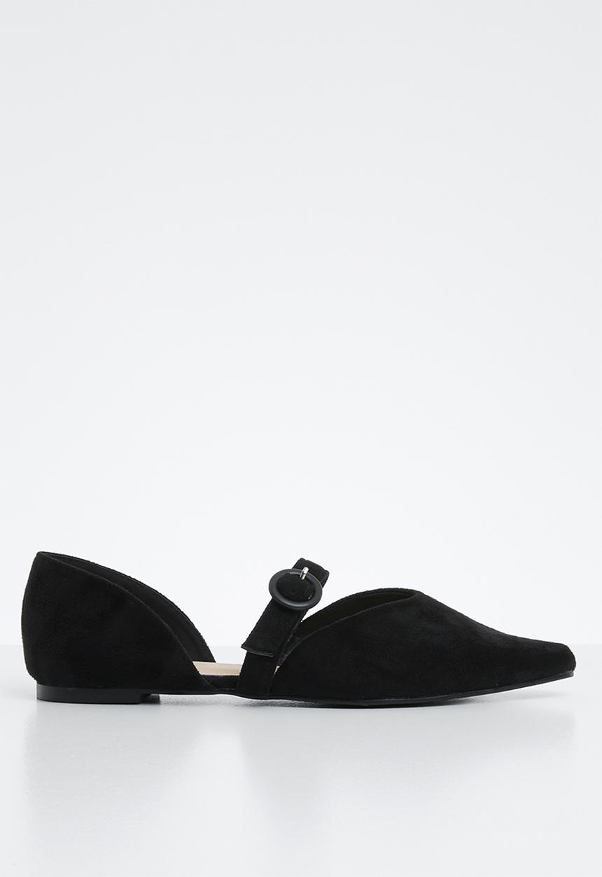 Superbalist - Buckle detail pump - black