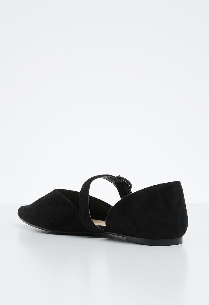 Superbalist - Buckle detail pump - black