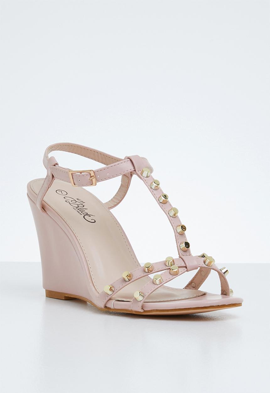 Miss Black - Asia wedge - mid pink